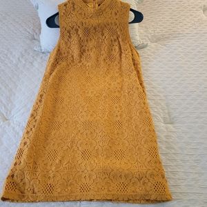 Mustard yellow dress